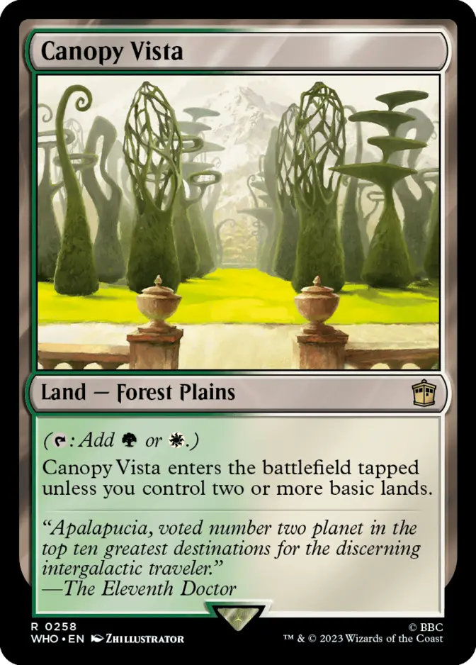 Canopy Vista [WHO]