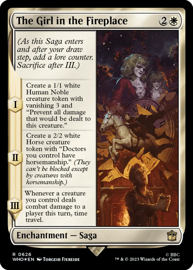 The Girl in the Fireplace <surge foil> [WHO] (F)