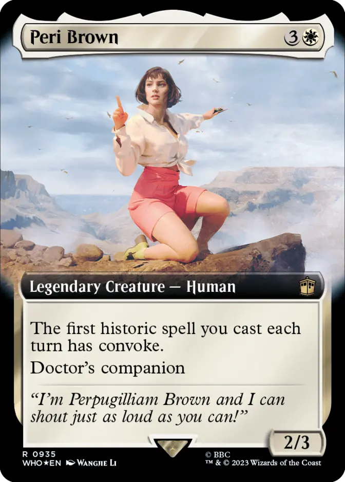 Peri Brown <extended - surge foil> [WHO] (F)