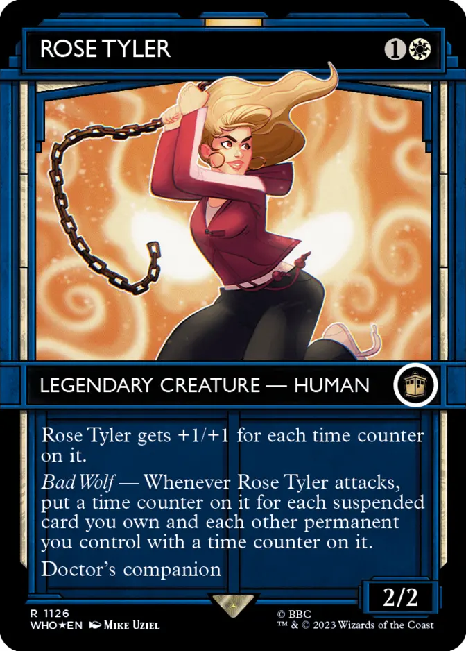 Rose Tyler <showcase - surge foil> [WHO] (F)