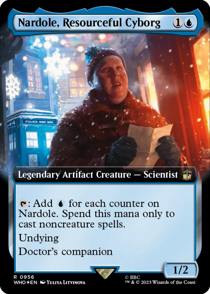 Nardole, Resourceful Cyborg <extended - surge foil> [WHO] (F)