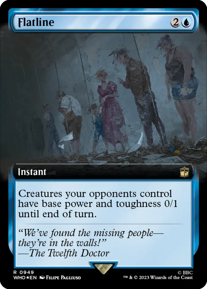 Flatline <extended - surge foil> [WHO] (F)