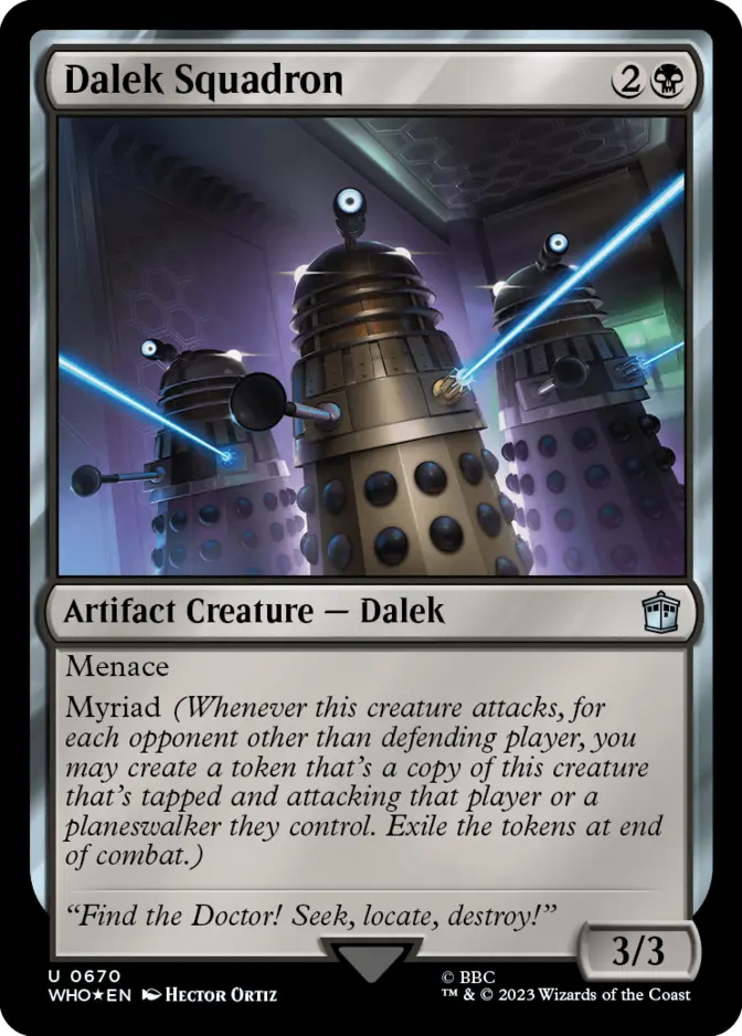 Dalek Squadron <surge foil> [WHO] (F)