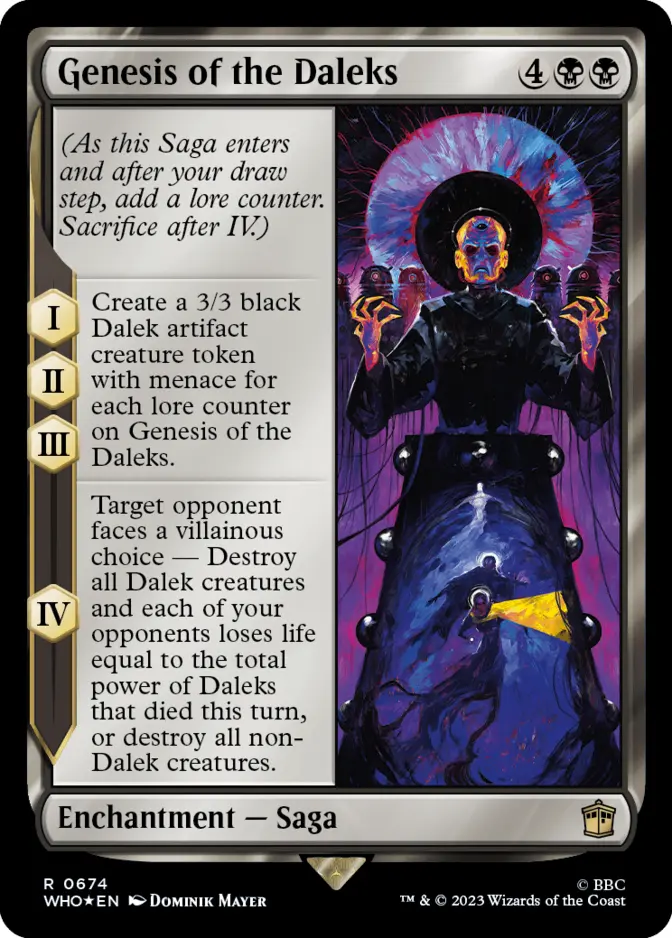 Genesis of the Daleks <surge foil> [WHO] (F)