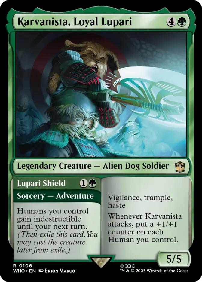 Karvanista, Loyal Lupari [WHO] (F)