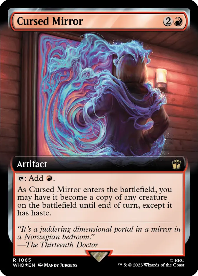 Cursed Mirror <extended - surge foil> [WHO] (F)