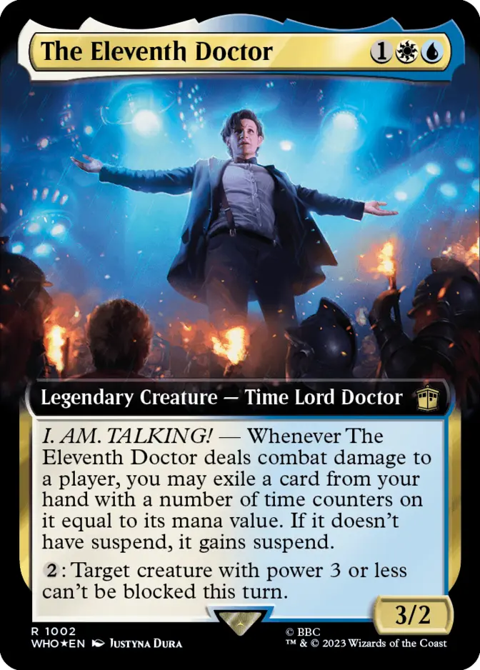 The Eleventh Doctor <extended - surge foil> [WHO] (F)
