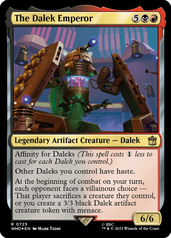 The Dalek Emperor <surge foil> [WHO] (F)