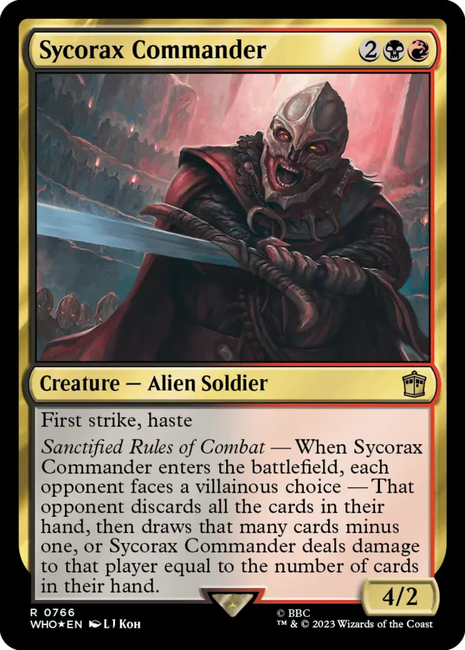 Sycorax Commander <surge foil> [WHO] (F)