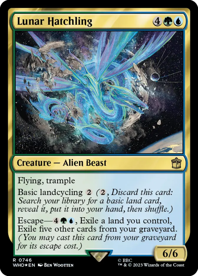 Lunar Hatchling <surge foil> [WHO] (F)