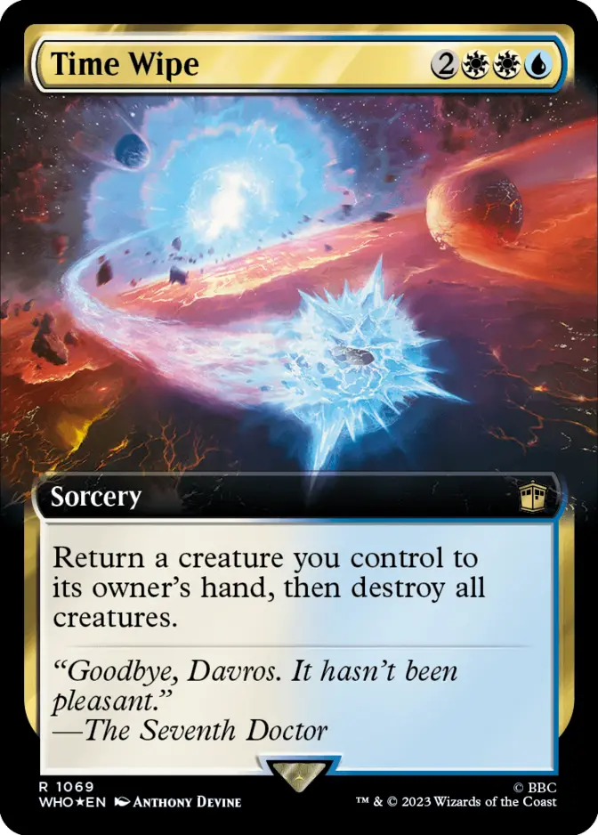 Time Wipe <extended - surge foil> [WHO] (F)