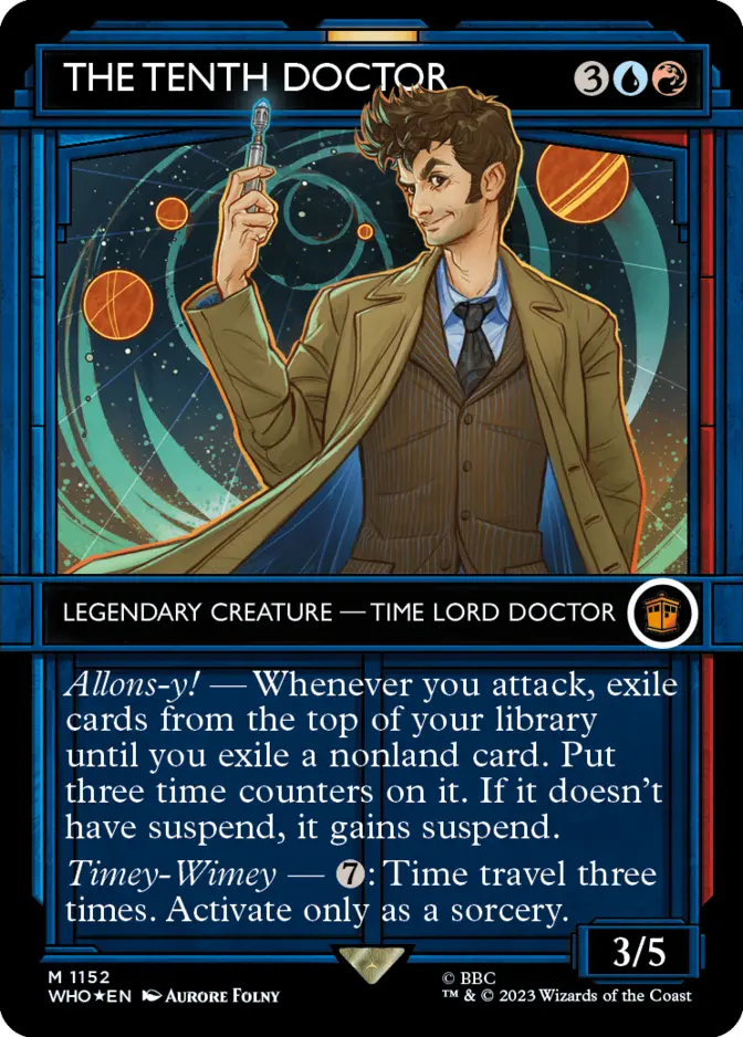 The Tenth Doctor <showcase - surge foil> [WHO] (F)