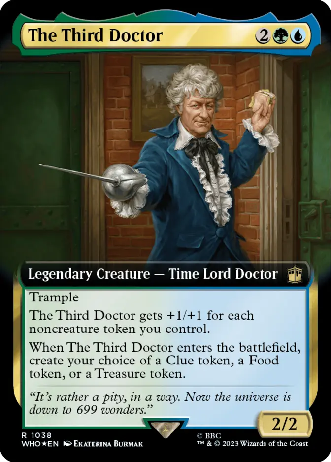 The Third Doctor <extended - surge foil> [WHO] (F)