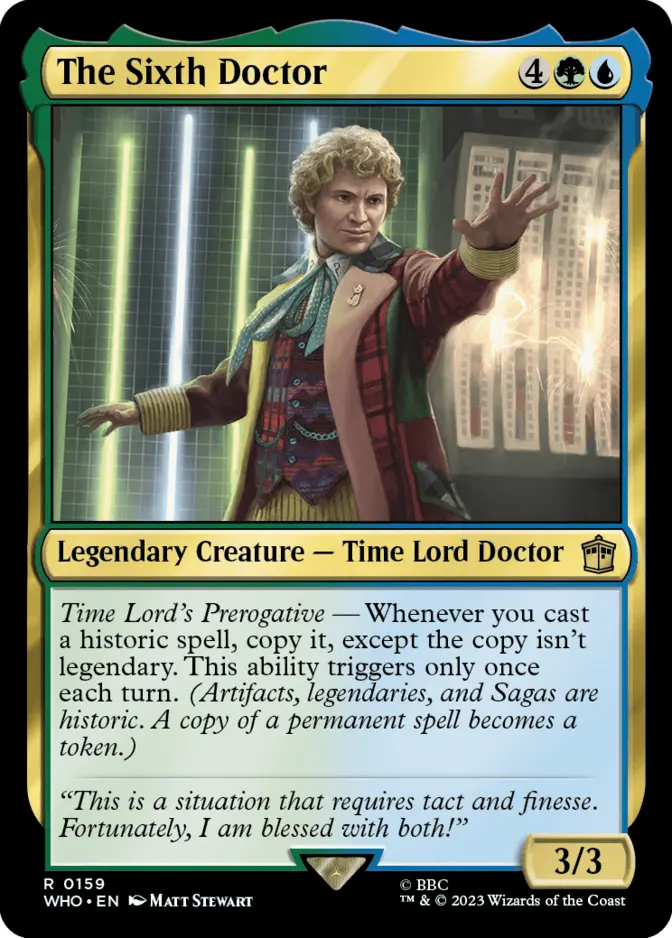 The Sixth Doctor [WHO] (F)
