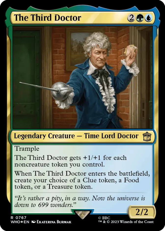 The Third Doctor <surge foil> [WHO] (F)