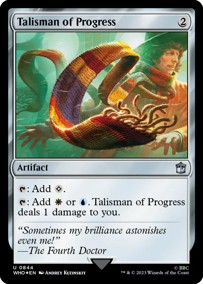 Talisman of Progress <surge foil> [WHO] (F)
