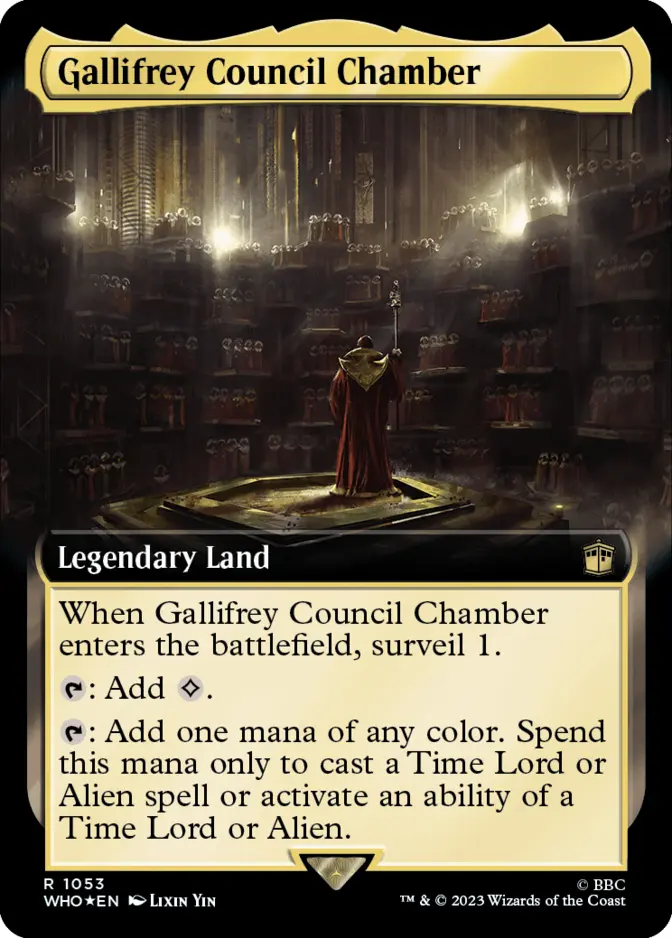 Gallifrey Council Chamber <extended - surge foil> [WHO] (F)