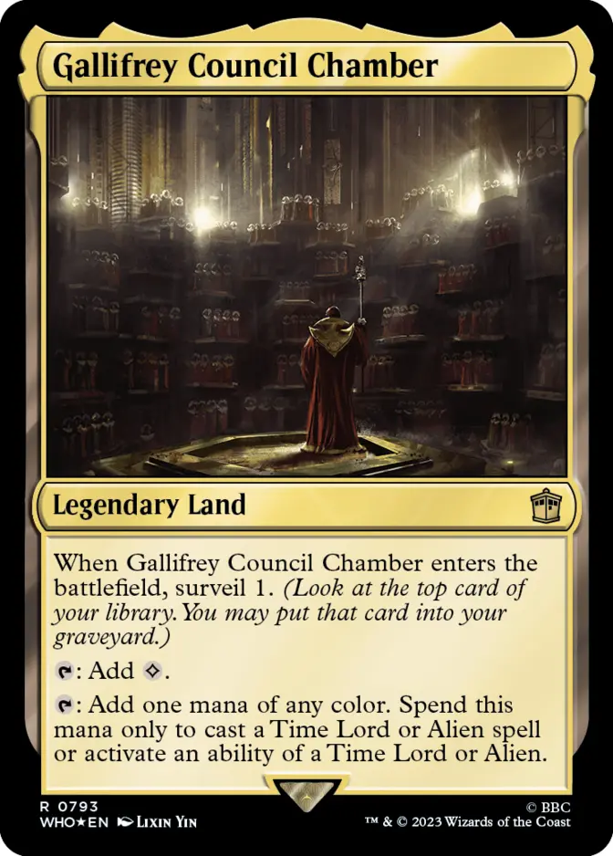 Gallifrey Council Chamber <surge foil> [WHO] (F)