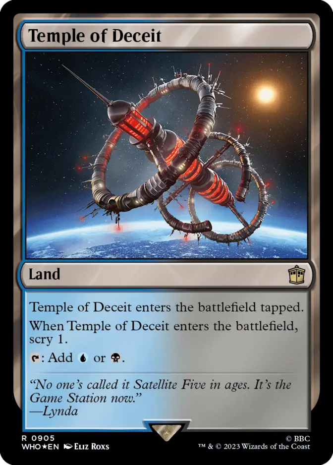 Temple of Deceit <surge foil> [WHO] (F)