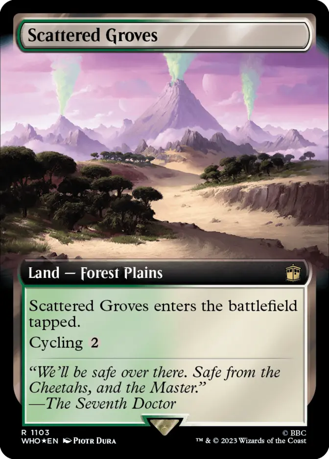 Scattered Groves <extended - surge foil> [WHO] (F)