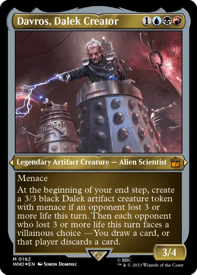 Davros, Dalek Creator <foil etched> [WHO] (FE)