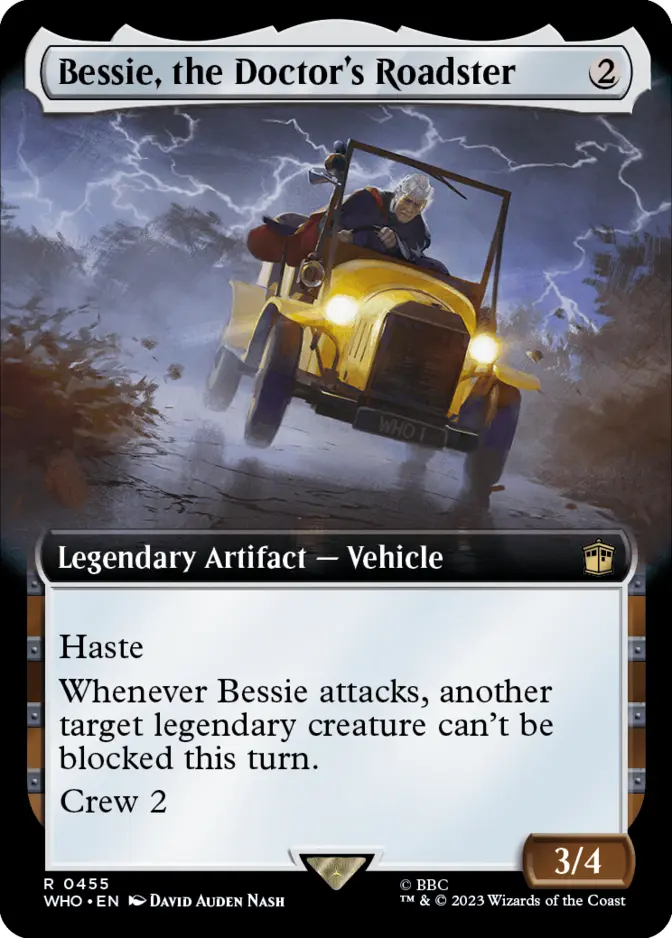 Bessie, the Doctor's Roadster <extended> [WHO]