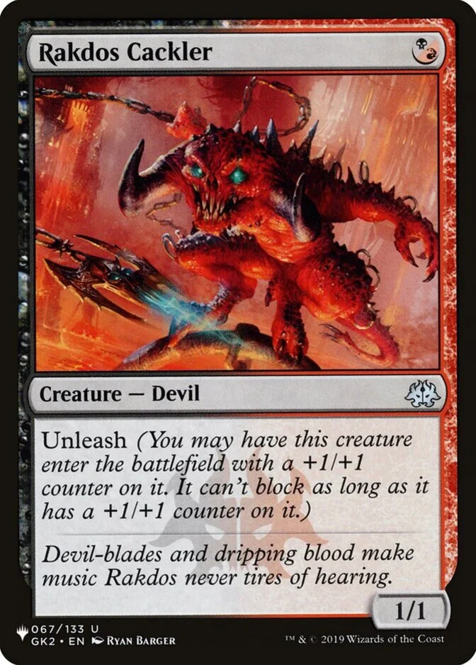 Rakdos Cackler [PLIST]