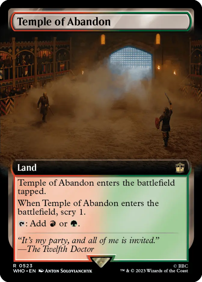 Temple of Abandon <extended> [WHO]