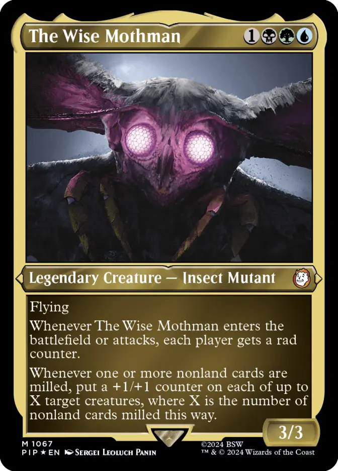 The Wise Mothman <foil etched> [PIP] (F)