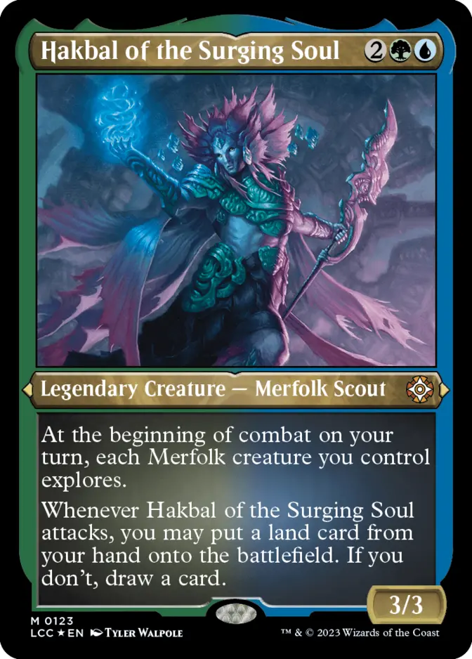 Hakbal of the Surging Soul <foil etched> [LCC] (F)