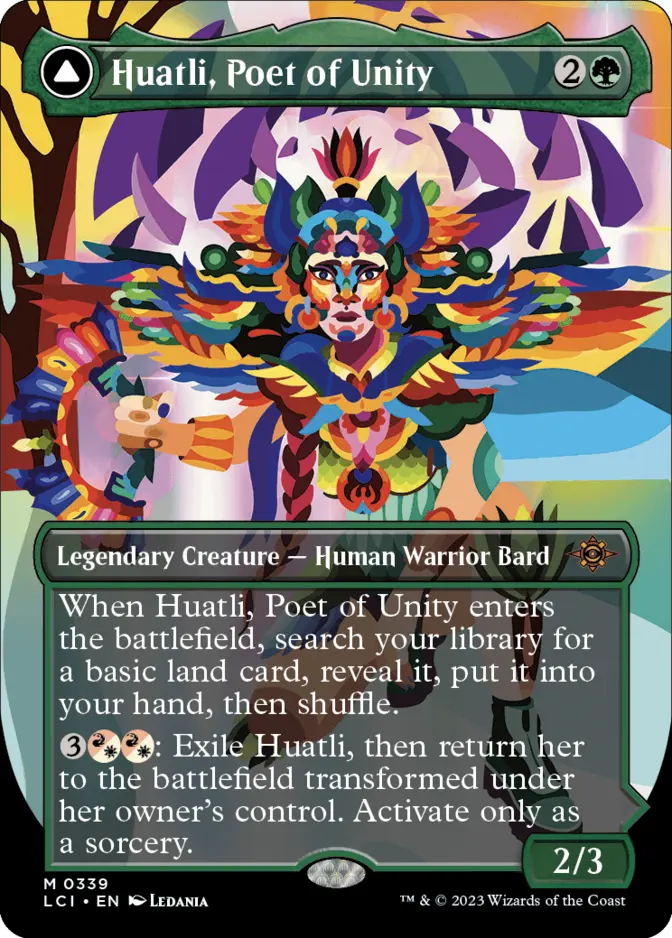 Huatli, Poet of Unity <borderless> [LCI] (F)