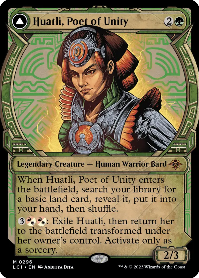 Huatli, Poet of Unity <showcase> [LCI]