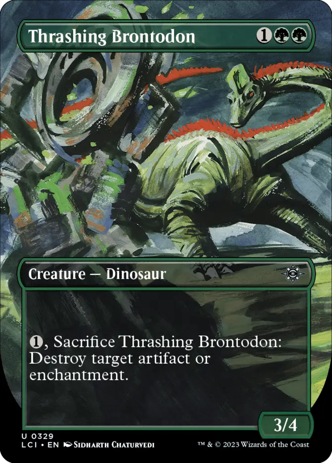 Thrashing Brontodon <borderless> [LCI]