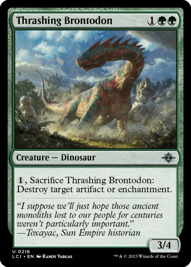 Thrashing Brontodon [LCI] (F)
