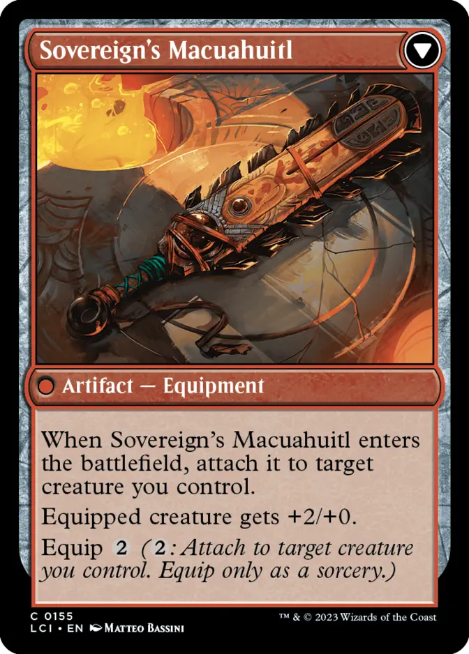 Sovereign's Macuahuitl [LCI] (F)