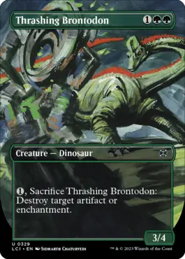Thrashing Brontodon