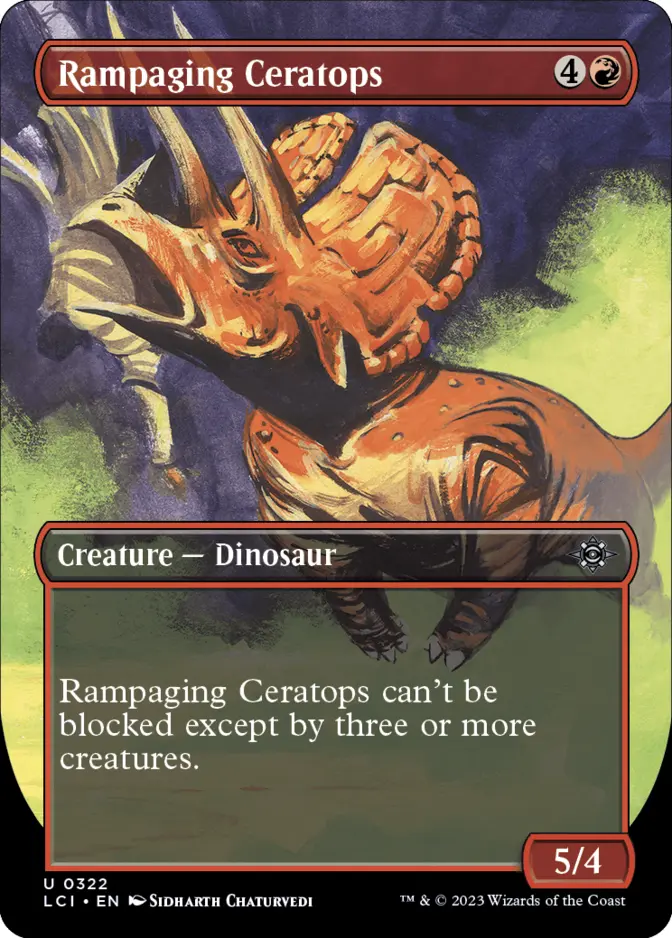 Rampaging Ceratops <borderless> [LCI]
