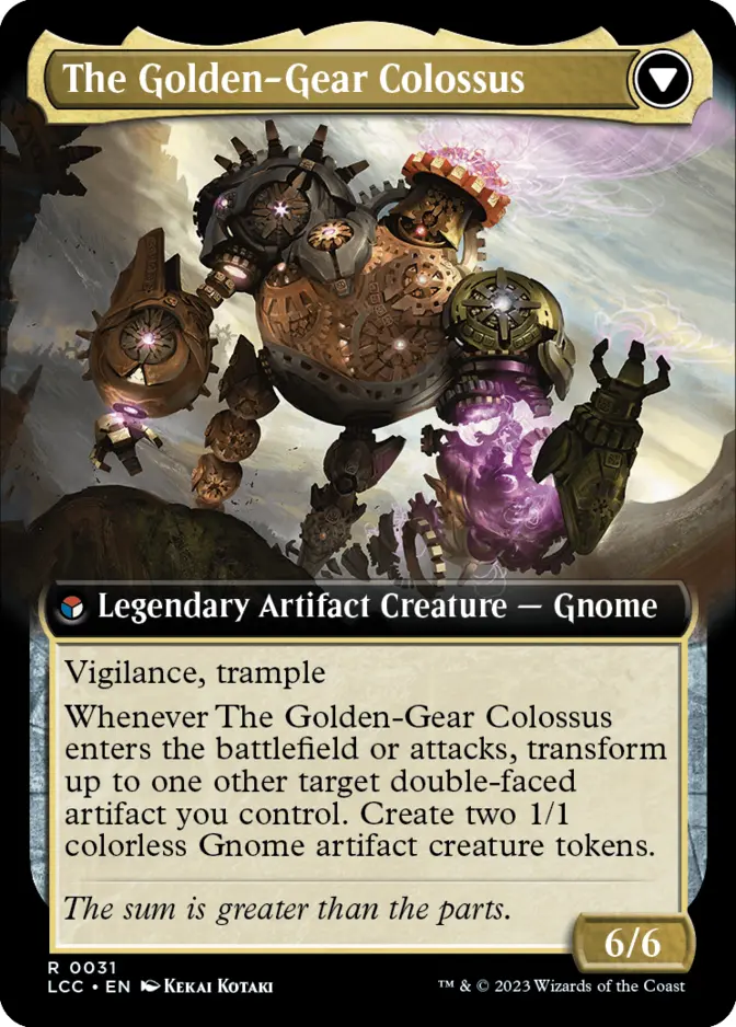 The Golden-Gear Colossus <extended> [LCC]