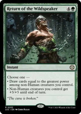 Return of the Wildspeaker