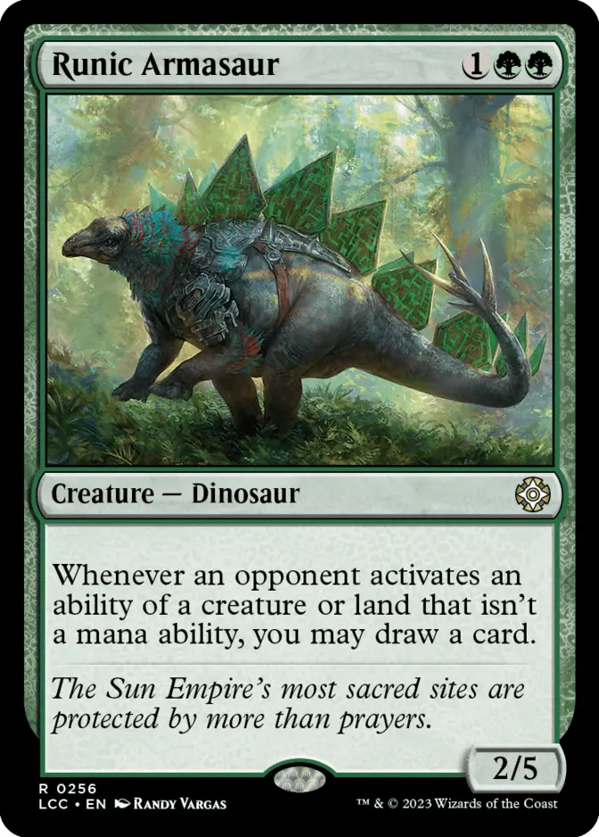 Runic Armasaur [LCC]