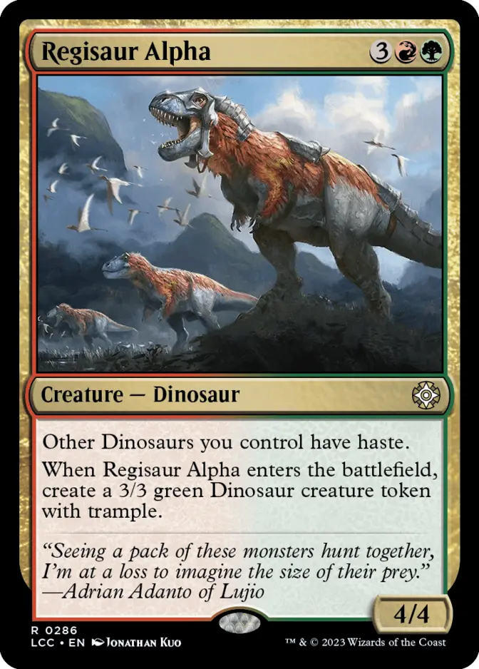 Regisaur Alpha [LCC]