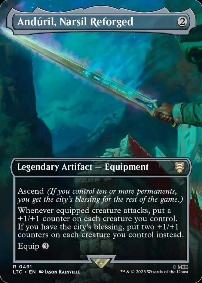 Anduril, Narsil Reforged <borderless> [LTC] (F)