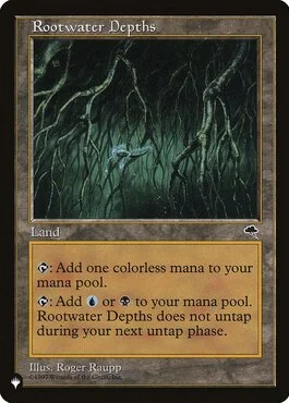 Rootwater Depths