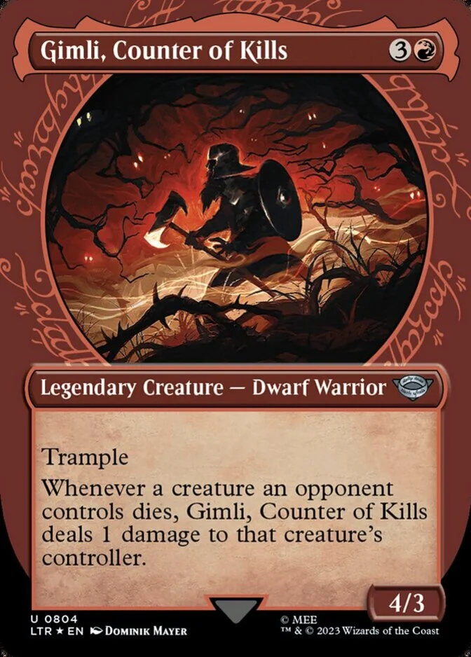 Gimli, Counter of Kills <showcase - Surge Foil> [LTR] (F)