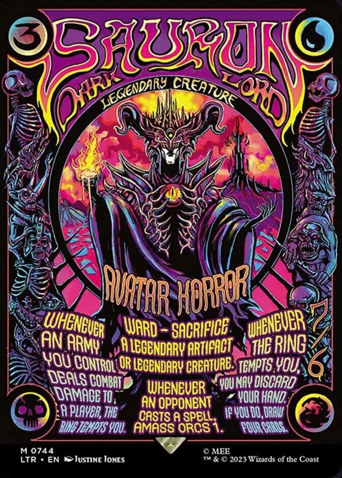 Sauron, the Dark Lord <borderless poster> [LTR] (F)