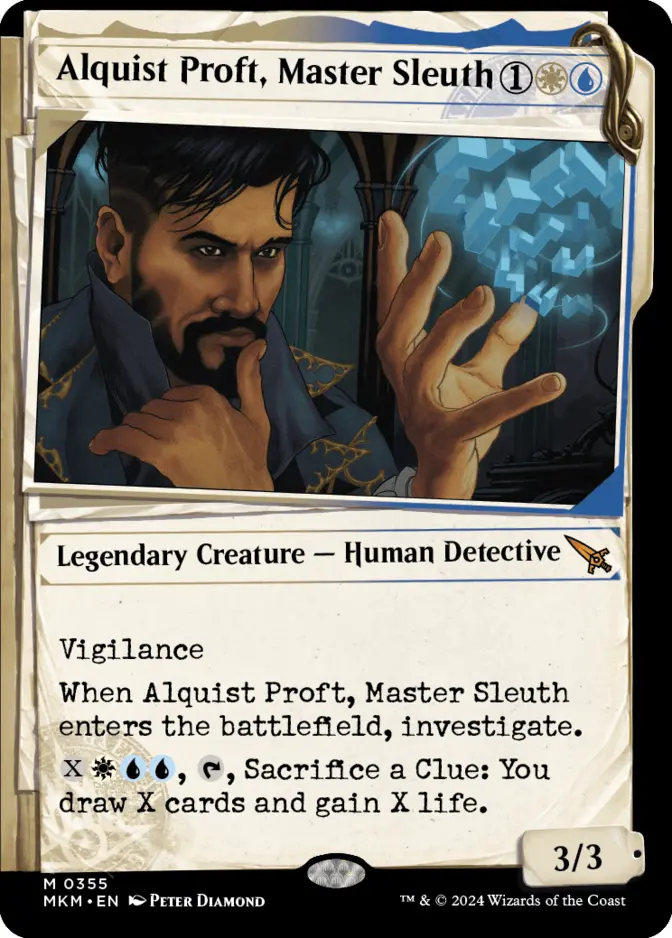 Alquist Proft, Master Sleuth <showcase Dossier> [MKM]
