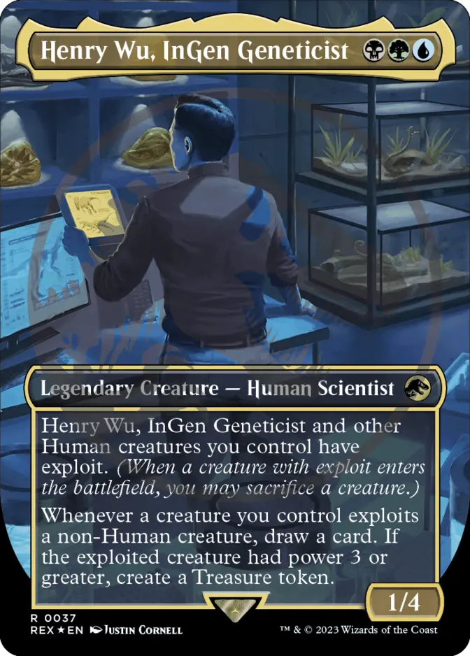 Henry Wu, InGen Geneticist <emblem> [REX] (F)