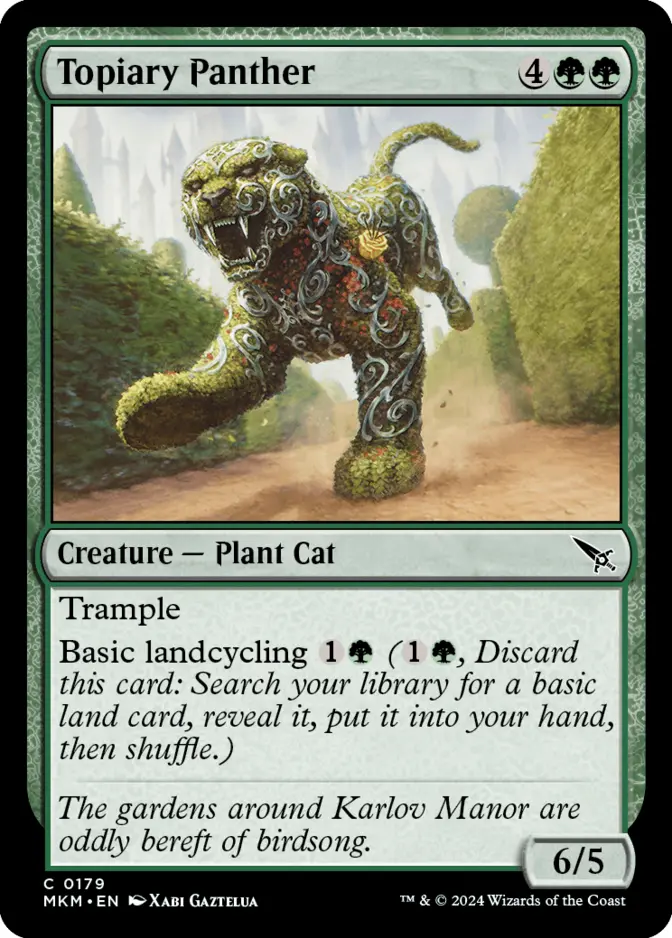 Topiary Panther [MKM]