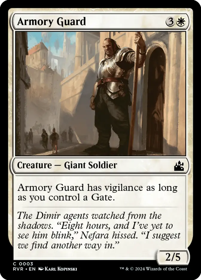 Armory Guard [RVR] (F)
