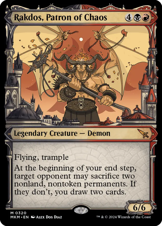 Rakdos, Patron of Chaos <showcase City> [MKM]